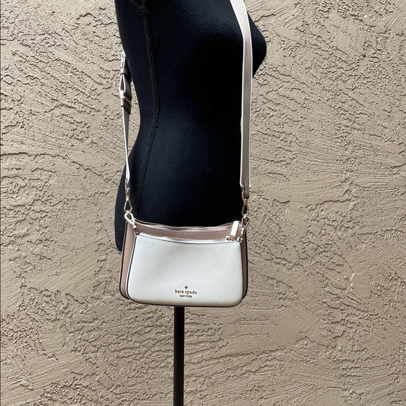 Kate Spade Cream and Brown Crossbody Bag - Picture 12 of 12